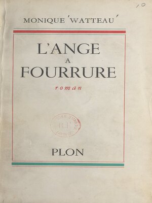 cover image of L'ange à fourrure